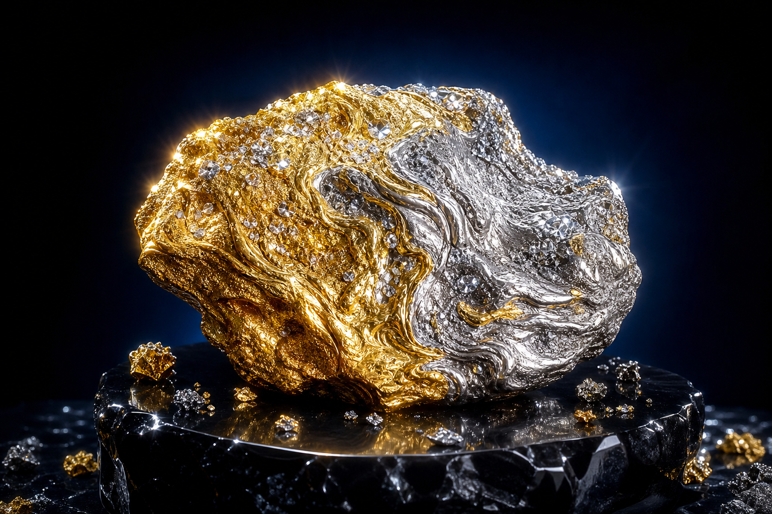 Platinum Gold Nugget
